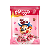 家乐氏 Kellogg）可可爱莓莓12g/袋儿童麦片谷物脆营养早餐食品速食零食代餐巧克力