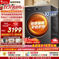 小天鹅 热泵式烘干机 纯平自由嵌 |自清洁 |变频防皱|UV除菌628P