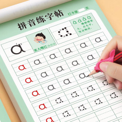 金枝叶 控笔训练字贴幼小衔接点阵拼音字帖儿童3-6岁学前班基础笔画练习入门描红本护眼学生