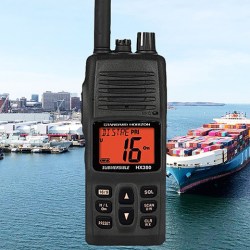 简常 HX380防水海事对讲机 船用大功率甚高频港口码头VHF IPX7级