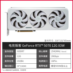 电竞叛客 RTX5070/5070Ti DLSS 台式电脑AI设计游戏独立显卡
