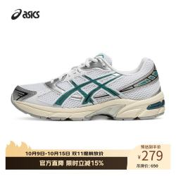 亚瑟士 男女潮流运动休闲鞋 GEL-1130 白色/蓝色 37.5