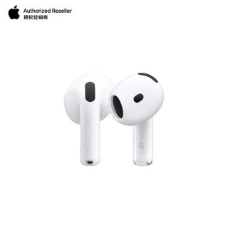 苹果 AirPods 4 半入耳式真无线蓝牙耳机 白色 有线充电