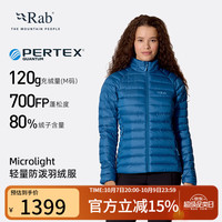 Rab Microlight羽绒服26新品女700蓬轻量防泼登山保暖内胆 QDB-95 黑色-BLK L 12