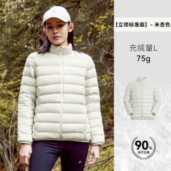 拓路者 轻薄立领700蓬羽绒服女士冬季排骨外套保暖冲锋衣羽绒内胆
