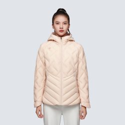 HALTI 哈尔迪女士轻量95鹅绒保暖防风防泼水连帽羽绒服HDTDA27236S