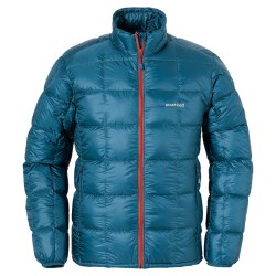 mont·bell montbell蒙贝欧男士立领羽绒服轻量可收纳户外登山保暖外套