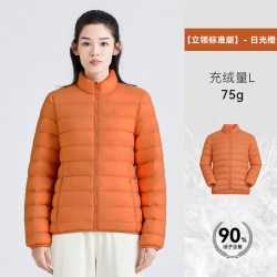 拓路者 700蓬户外轻薄羽绒外套女秋立领冲锋衣内胆