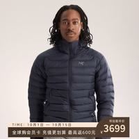始祖鸟 Cerium Hoody 男款 轻量保暖羽绒服 蓝黑 2XL