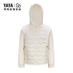 YAYA 鸭鸭户外露营轻薄羽绒服女2024年春秋冬短款外套J