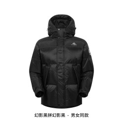 凯莱牧 户外极寒羽绒服女新款保暖登山服情侣短款滑雪服羽绒外套男