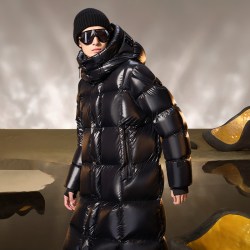 高梵 黑珍珠3.0六格羽绒服男女冬季长款加厚情侣款