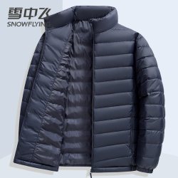 雪中飞 轻薄款羽绒服男2026秋装新款轻便保暖男士春秋季羽绒衣外套