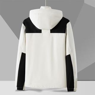 皮尔卡丹 防风连帽冲锋衣 黑色 XS 男士夹克