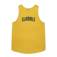 SLAMBLE 基础简约复古运动综合训练背心无袖男健身速干篮球坎肩潮
