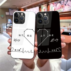 适用苹果18promax/华为pura90/小米/oppo/vivo文字定制手机壳