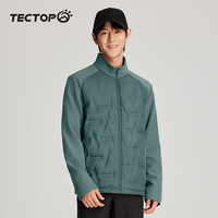探拓 户外轻薄羽绒服男鸭绒保暖外套男 仓石绿