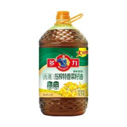 多力 压榨一级低芥酸特香菜籽油 5.7L