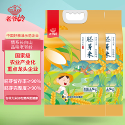 老爷岭 胚芽米 谷物粗粮营养 东北大米 宝宝粥米 年货福利团购10斤 5斤*2