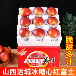 红富士 苹果水果新鲜10斤