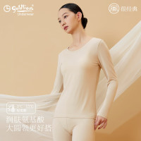 金利来 桑蚕丝保暖秋衣女打底衫女 女 XL(170/95)