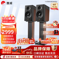 惠威 新升级D3.1MKII家用客厅发烧级高保真无源音箱桌面书房二分频HIFI音响 D3.1MKII