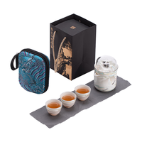 苏氏陶瓷 玲珑瓷羊脂玉 鹤立鸡群 快客茶具