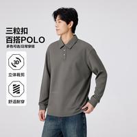 gxgjeans 男士长袖POLO衫 J26K241012