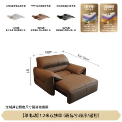 FA SA DI HOUSEHOLD 政府补贴法莎蒂大象耳朵零靠墙电动功能沙发简约客厅头层牛皮沙发