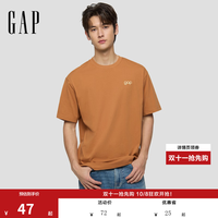 Gap 男女装2026夏季新款logo印花宽松圆领短袖T恤上衣854722
