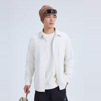 移动端:美特斯邦威 长袖衬衫男秋冬新款潮流时尚肌理感提花方格气质上