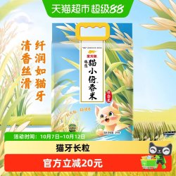 金龙鱼 猫牙香丝米5KG南方大米丝苗米 清香丝滑