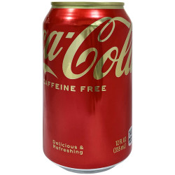 可口可乐 美国波兰进口Coca-Cola汽水原味樱桃香草味碳酸饮料355ml 26年12月21日到期可乐无咖啡因*6罐