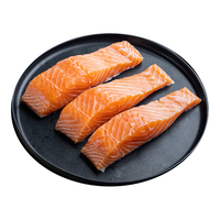 KINAMI 智利大西洋三文鱼块 带皮去刺 净重1kg 4-6块