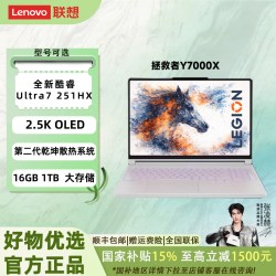 联想 拯救者Y7000X高性能电竞游戏本笔记本电脑视频剪辑设计渲染学生办公吃鸡游戏笔记本