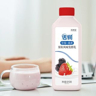 百亿补贴：新希望 活润酸奶910g*3桶大果粒草莓桑葚黄桃芒果