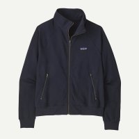 巴塔哥尼亚 自营欧洲直邮Patagonia巴塔哥尼亚 女士深蓝色棉质拉链夹克