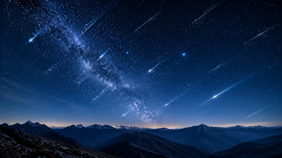 夜空流星雨