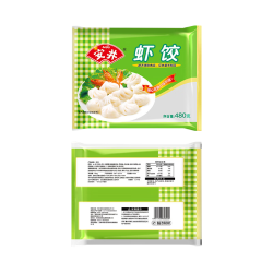 安井 水晶虾饺 480g 冷冻速食水饺