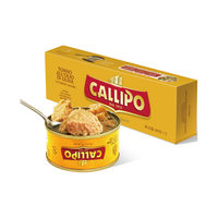 Callipo 橄榄油浸柠檬橘皮黄鳍金枪鱼罐头 80g*3罐