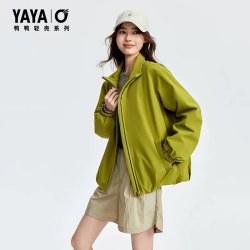 YAYA 鸭鸭 轻壳系列 轻薄宽松 女士羽绒服