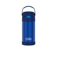 THERMOS 膳魔师 FUNTAINER 真空隔热 蓝色 355ml 吸管儿童水瓶