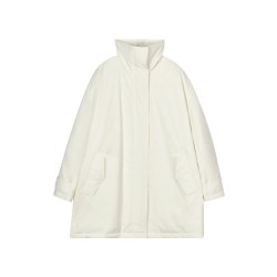 LESS 立领中长款百搭休闲宽松羽绒服外套女2O0C12800