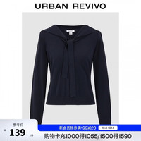 UR UYL950196 飘带短款针织衫 2025秋季