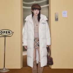 UNIFREEPLUS大码冬季长款情侣羽绒服御寒加厚保暖流行冬季外套