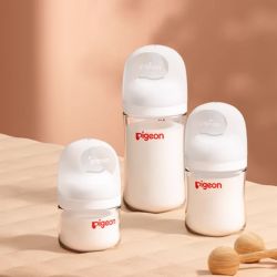 贝亲 自然实感宽口径玻璃奶瓶80ml/160ml/240ml