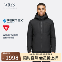 Rab Xenair Alpine男士防泼水透气棉衣户外运动棉服夹克QIP-09 暴风蓝-TMB M