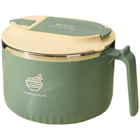 悦居逸品 316L不锈钢饭盒双层大容量1.3L配餐具