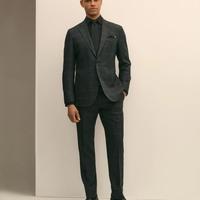 Brooks Brothers 布克兄弟 Explorer系列 羊毛格纹修身西裤
