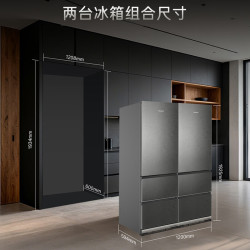 卡萨帝 BCD-415WGCD3M4GTU1 MRA低氧窖藏养鲜 415L 三门冰箱